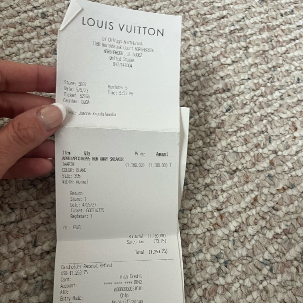 Louis Vuitton Monogram Black & Brown Runner Sneakers - Picture 2 of 6